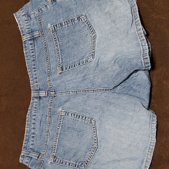 Carolina Blue Denim Shorts - Picture 4 of 5
